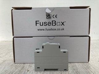 2 X 12 PACK FUSEBOX DIN RAIL BLANK 1MODULES: LOCATION - C6