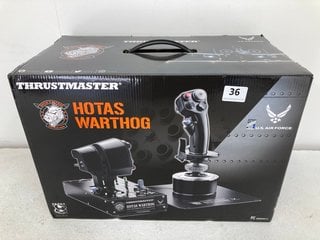 THRUSTMASTER HOTAS WARTHOG U.S AIR FORCE USB DUAL THROTTLE JOYSTICK - RRP £449: LOCATION - BOOTH