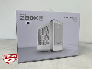 ZOTAC Z-BOX MAGNUS ONE WHITE EDITION MINI TOWER - MODEL ERP74070W - RRP £1,744: LOCATION - BOOTH