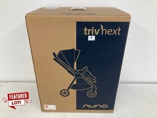 NUNA TRIV NEXT STROLLER IN BISCOTTI(SEALED) - MODEL ST16615BISGL - RRP £600: LOCATION - BOOTH