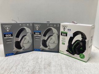 2 X TURTLE BEACH STEALTH 600 PRO GEN 2 GAMING HEADSETS FOR PS4 7 PS5 TO INCLUDE STEALTH 600 GEN 2 USB GAMING HEADSET FOR XBOX: LOCATION - B3