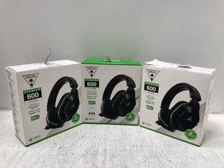 3 X TURTLE BEACH GAMING HEADSETS TO INCLUDE STEALTH 600 GEN-2 MAX WIRELESS HEADSET FOR XBOX: LOCATION - B3