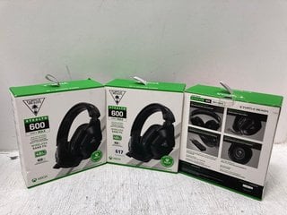 3 X TURTLE BEACH STEALTH 600 GEN 2 MAX WIRELESS GAMING HEADSETS FOR XBOX: LOCATION - B3