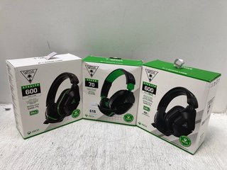 3 X TURTLE BEACH GAMING HEADSETS FOR XBOX TO INCLUDE RECON 70 WIRED GAMING HEADSET: LOCATION - B3