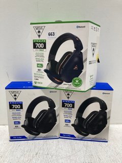 3 X TURTLE BEACH STEALTH 700 GEN 2 MAX WIRELESS GAMING HEADSETS FOR XBOX AND PS4 & PS5: LOCATION - B5