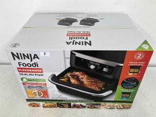 NINJA FOODI FLEX-DRAWER 10.4 LITRE AIR FRYER(SEALED) - MODEL AF500UK - RRP £269: LOCATION - BOOTH