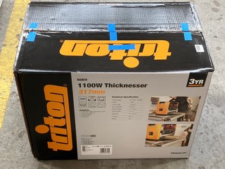 TRITON 1100W THICKNESSER 317MM - TPT125 - RRP £310: LOCATION - B4