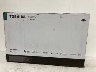 TOSHIBA FIRE TV 50" MODEL: 50UF3D53DB RRP: £308: LOCATION - A1