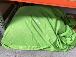 MAXIBEAN EXTRA LARGE BEANBAG SEAT IN GREEN: LOCATION - AR15