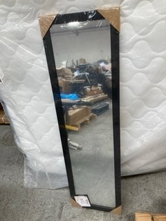 (COLLECTION ONLY) 5 X AMERICANFLAT TALL BLACK FRAMED WALL MIRRORS: LOCATION - AR17