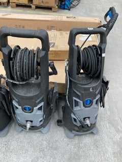 2 X PW50 PRESSURE WASHERS 2500W IN BLACK/GREY: LOCATION - A4