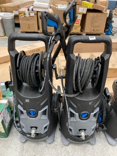 2 X PW50 PRESSURE WASHERS 2500W IN BLACK/GREY: LOCATION - A4