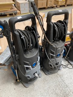 2 X PW50 PRESSURE WASHERS 2500W IN BLACK/GREY: LOCATION - A4