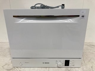 BOSCH DISHWASHER IN WHITE MODEL: SKS62E32EU RRP: £645: LOCATION - B1