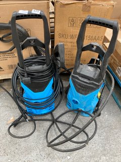 2 X PW20 PRESSURE WASHERS IN BLACK/BLUE: LOCATION - A5