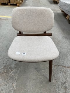 JOHN LEWIS & PARTNER CARA DINING CHAIR IN NATURAL ( DAMAGED LEG ): LOCATION - B1