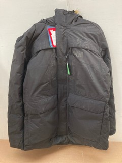 HELLY HANSEN NORDSJO MENS WATERPROOF PARKA JACKET REGULAR FIT IN BLACK SIZE XL RRP £320: LOCATION - AR2