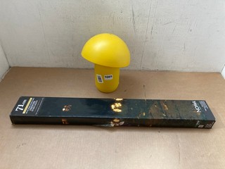 JOHN LEWIS & PARTNERS YELLOW MUSHROOM DESK LAMP: LOCATION - AR7