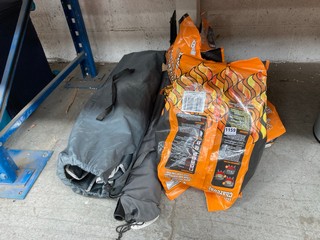 QTY OF OUTDOOR ITEMS TO INCLUDE 4 X BIG K INSTANT LIGHT CHARCOAL 4 PACK BAGS: LOCATION - AR9