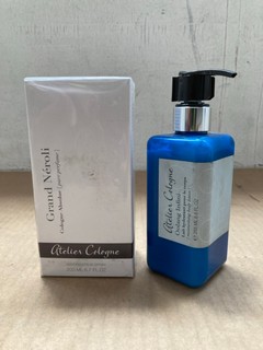 2 X ASSORTED GTELIES COLOGNE PRODUCTS TO INCLUDE 1 X GRAND NEROLI PERFUME 200ML AND 1 X OOLANG INFINI MOISTURIZING BODY LOTION 225ML: LOCATION - AR10