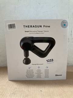 THERAGUN PRIME 4TH GENERATION SMART BLUETOOTH MASSAGE GUN IN BLACK RRP £193: LOCATION - AR13