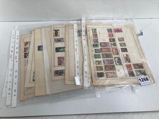 VINTAGE INTERNATIONAL STAMPS ON SHEETS: LOCATION - AR16