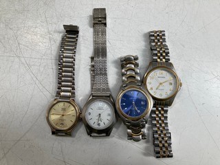 4 X ASSORTED DIVERS STYLE WATCHES: LOCATION - AR16