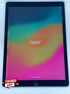 APPLE IPAD PRO 12.9" (2ND GEN) 256 GB TABLET WITH WIFI: MODEL NO A1670 (UNIT ONLY) [JPTM120750]