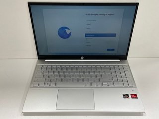 HP PAVILION 500 GB LAPTOP: MODEL NO 15-EH1029NA (WITH CHARGER) AMD RYZEN 5 5500U @ 2.10GHZ, 8 GB RAM, 15.6" SCREEN, AMD RADEON GRAPHICS [JPTM121484]