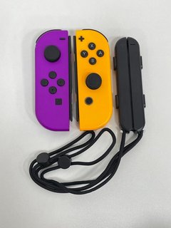 NINTENDO SWITCH JOY-CON PAIR IN NEON PURPLE / NEON ORANGE [JPTM121706]