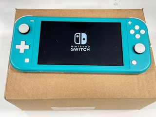 NINTENDO SWITCH LITE 32GB GAMES CONSOLE (ORIGINAL RRP - £199) IN TURQUOISE: MODEL NO HDH-001 (WITH CHARGER) [JPTM121401]