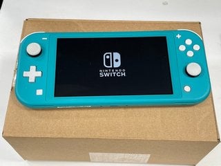 NINTENDO SWITCH LITE 32GB GAMES CONSOLE (ORIGINAL RRP - £199) IN TURQUOISE: MODEL NO HDH-001 (WITH CHARGER) [JPTM121400]