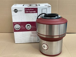 INSINKERATOR EVOLUTION 200 SUPREME WASTE FOOD DISPOSAL SYSTEM RRP - £437: LOCATION - C 19