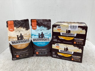 QTY OF ASSORTED WAINWRIGHTS DOG FOOD ITEMS TO INCLUDE VARIETY PACK WITH VEGETABLES - BBE: NOVEMBER 2025: LOCATION - D 13