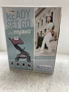 GRACO READY SET GO COMPACT STROLLER IN MULBERRY: LOCATION - A7