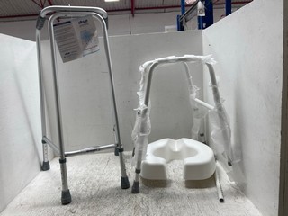 DRIVE WALKING FRAME TO INCLUDE ADJUSTABLE HEIGHT TOILET SEAT FRAME: LOCATION - A7