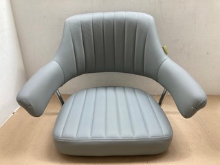 HNNHOME ERIS PASSED SWIVEL CHAIR MODEL:TH006 IN LIGHT GREY: LOCATION - A9