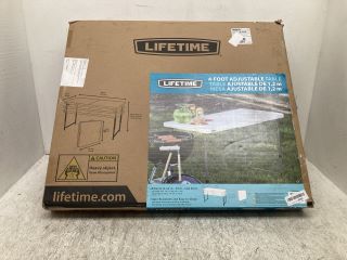 LIFETIME 4-FOOT ADJUSTABLE TABLE 1,2M: LOCATION - A10