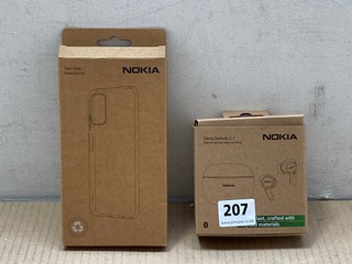 NOKIA CLARITY EARBUDS 2 + IN BLACK TO INCLUDE NOKIA G42 5G CLEAR CASE: LOCATION - A10