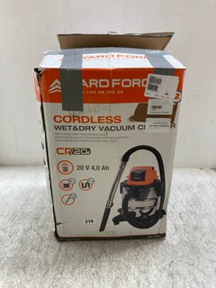 YARDFORCE CORDLESS WET & DRY VACUUM CLEANER: LOCATION - A11