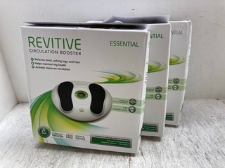 3 X REVITIVE ESSENTIAL CIRCULATION BOOSTERS: LOCATION - A11