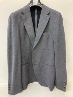 HUGO BOSS L-HESTON SUIT JACKET IN GREY - UK SIZE: 52 - RRP: £ 1.100.00: LOCATION - FRONT BOOTH