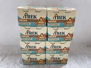 QTY OF TREK PROTEIN FLAPJACKS SALTED CARAMEL - BBE: 14.02.2025: LOCATION - A17