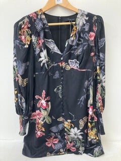 ALLSAINTS AUDEN SANIBEL DRESS - UK SIZE: 10 - RRP: £ 179.00: LOCATION - FRONT BOOTH