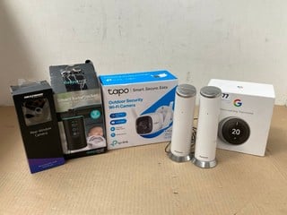 QT OF ASSORTED TECH ACCESSORIES TO INCLUDE GOOGLE NEST LEARNING THERMOSTAT: LOCATION - B14