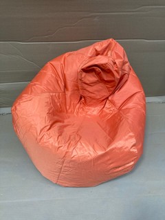 BEAN BAG SEAT IN ORANGE: LOCATION - B 6