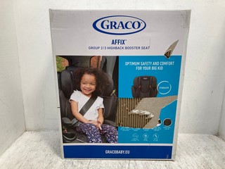 GRACO AFFIX GROUP 2/3 HIGHBACK BOOSTER SEAT: LOCATION - B 5