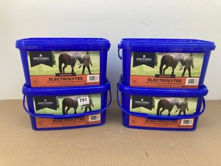 4 X DODSON HORRELL ELECTROLYTES HORSE SUPPLEMENTS 5KG - BBE: 29/06/2024: LOCATION - C 1