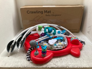 CRAWLING MAT BY BABY ELEGANCE TO INCLUDE FISHER PRICE BABY WALKER: LOCATION - A3