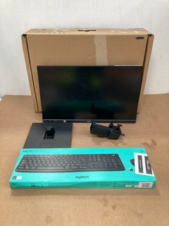 LOGITECH MK270 FULL-SIZE WIRELESS COMBO KEYBOARD AND MOUSE TO INCLUDE IIYAMA PRO LITE HDMI COMPUTER MONITOR - MODEL NO. PL2294H: LOCATION - C 13